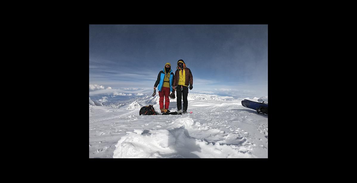Photo courtesy of Wilson and Oliver Hoogendorn SUMMIT – Wilson, left, and Oliver Hoogendorn were the first climbers to reach the summit of Denali in the 2019 climbing season.