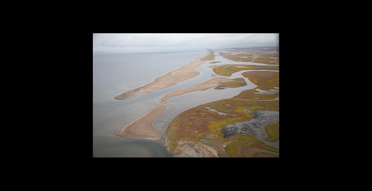 Photo by James Mason PROPOSED MINE SITE— IPOP proposes to dig for gold with a cutterhead dredge in the Bonanza Channel on claims east and west of the Bonanza Bridge.