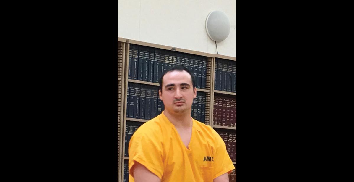 Photo by Sandra Medearis SENTENCING— Reed Eide at his sentencing on April 27.
