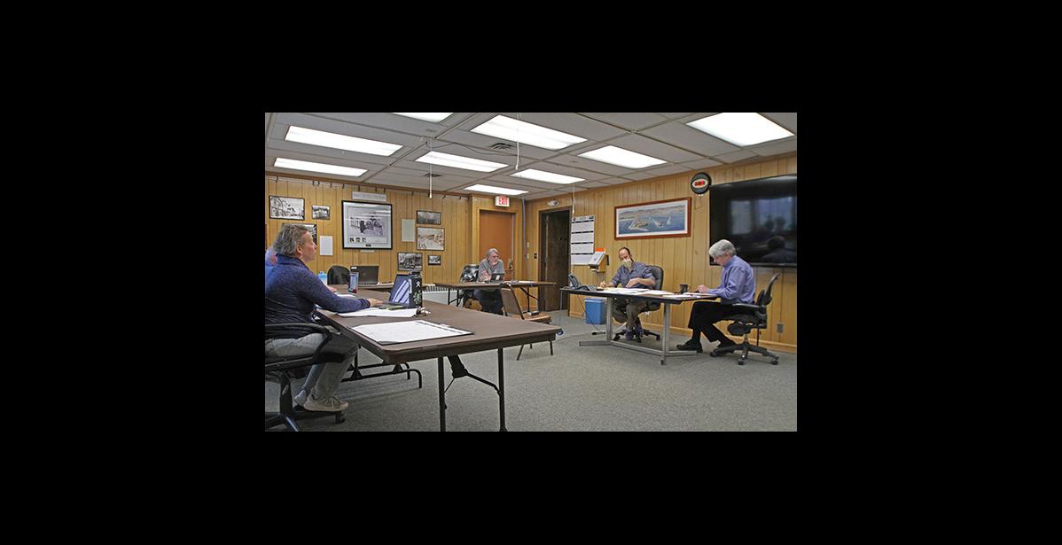 Photo by Diana Haecker COUNCIL MEETING— The Nome Common Council met at a rescheduled time on Tuesday, May 26.
