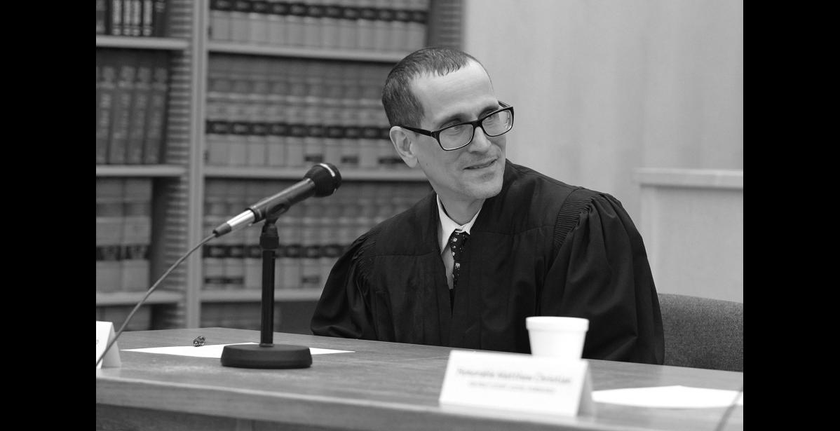 Photo by Diana Haecker FACING REPRIMAND— Superior Court Judge Romano DiBenedetto in two incidences violated the canons and the Alaska Court System’s policy and procedures for a healthy work place, the Alaska Commission on Judicial Conduct found.
