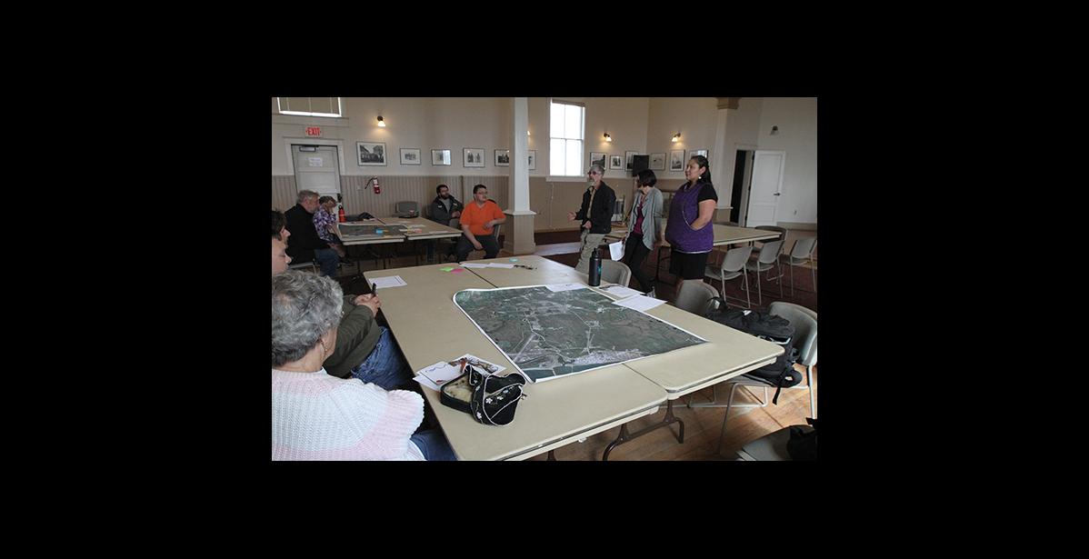Photo by Diana Haecker The Historic Planning Commission held a public meeting on June 5 to discuss the Historic Preservation Plan.