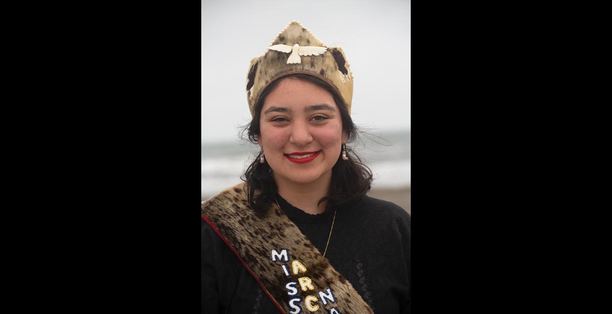 Photo by James Mason MISS ANB— Lisa Kamahamak Lynch is Miss Arctic Native Brotherhood and will represent the region at WEIO in July.