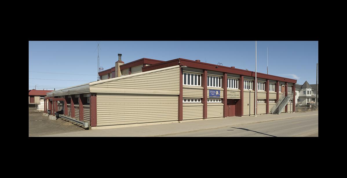 Photo by James Mason THE ARMORY— The Alaska National Guard Armory on Nome’s Front Street currently houses the Alaska State Troopers.