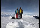Photo courtesy of Wilson and Oliver Hoogendorn SUMMIT – Wilson, left, and Oliver Hoogendorn were the first climbers to reach the summit of Denali in the 2019 climbing season.