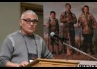 Photo courtesy ICC FOOD SECURITY – James Stotts of Utqiagvik, President of ICC Alaska, speaks to the delegates at the Alaskan Inuit Food Sovereignty Summit Sept. 10 in Nome.
