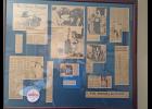 The August 19, 1993 edition of the Nome Nugget, framed in Mr. Anderson's home.