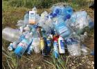 HEAPS OF PLASTIC TRASH— An unusual amount of plastic trash has been found washing ashore in the region, from as far north as Shishmnaref to Unalakleet. Most of the labels are in Russian or Korean languages. 