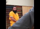 Photo by Sandra Medearis SENTENCED— Frank R. Johnson, 39, appeared in Nome Superior Court on Dec. 10, for sentencing on attempted murder charges.