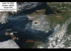 Courtesy UAF/GINA SMOKY— This satellite image taken on Sunday shows smoke-filled skies over much of the Seward Peninsula
