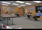Photo by Diana Haecker WORK SESSION— The Nome Common Council met for a work session on Monday, April 13.