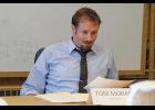 Nugget file photo/Diana Haecker Tom Moran during the interview in front of City Council members when he was hired as city manager in August 2015.