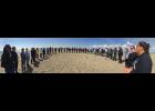Photo by EJ David THE CIRCLE –Truth, Racial Healing and Transformation leaders form a circle in Solomon during their visit Wednesday.